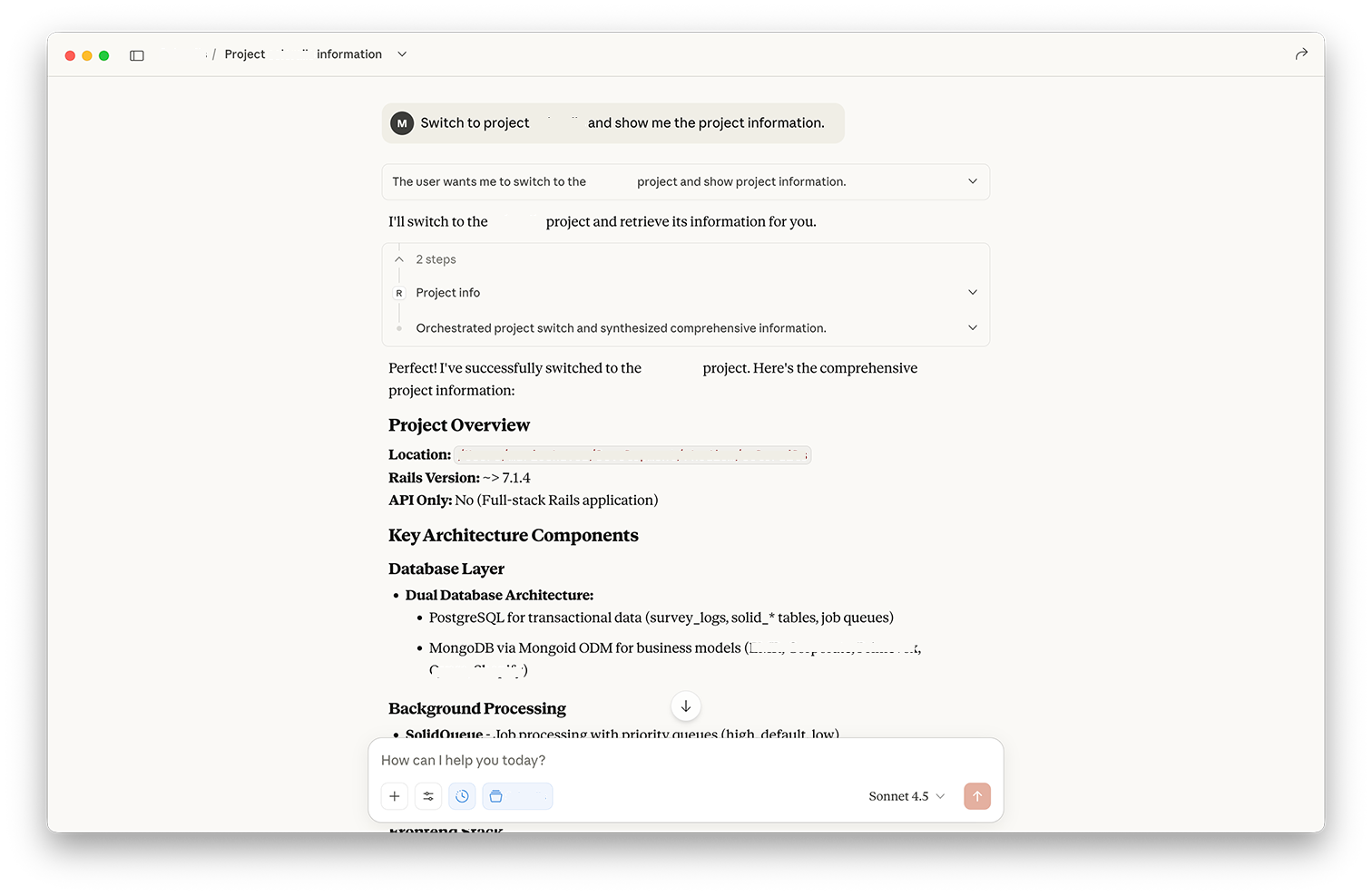 Switch to your application context